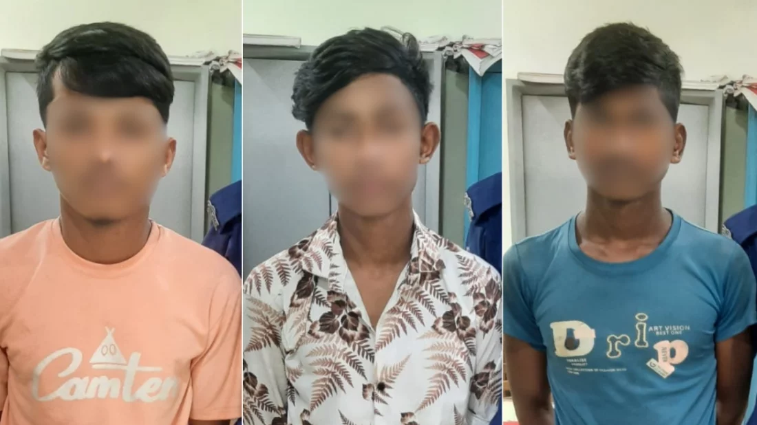 ৫ম শ্রেণির ছাত্রীকে সংঘবদ্ধ ধর্ষণ ও ভিডিও ধারণ, তিন কিশোর গ্রেপ্তার